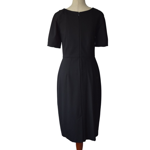 Brooks Brothers: Half Sleeve, Scoop Neck, Sheath Dress - Size 4 - Picture 3 of 7